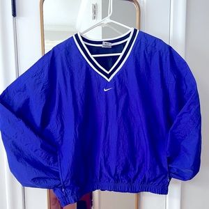 RARE! Vintage Nike Windbreaker! Neon Blue/Purple Color.